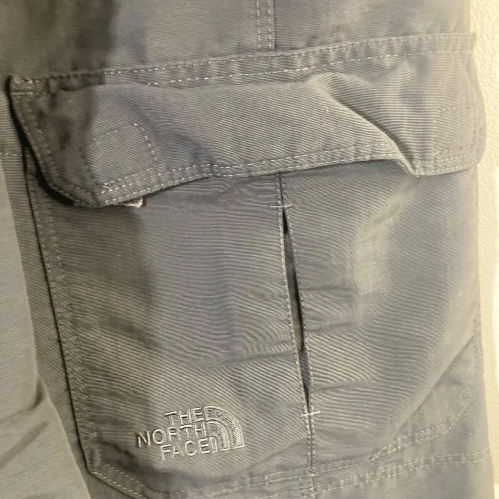 Mens The‎ North Face Belted Nylon Cargo Shorts Gray M